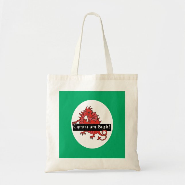 Sac fourre-tout budgétaire de dragon rouge mignon  (Devant)