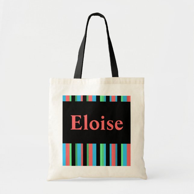 Sac fourre-tout budgétaire Eloise Pretty Stripes (Devant)