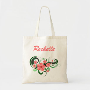 Sac fourre-tout budgétaire floral à fleurs d'Hib