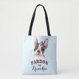 Sac fourre-tout Bulldog Français - Bleu