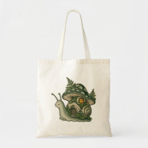 Sac fourre-tout Cabane Champignon Escargot Lantern