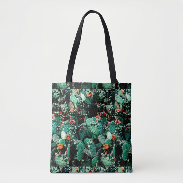 Sac fourre-tout Cactus Style Patchwork (Devant)