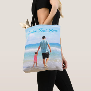 Sac fourre-tout cadeau avec photo personnalisée et