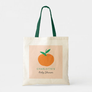 Sac fourre-tout cadeau de Baby shower orange Littl