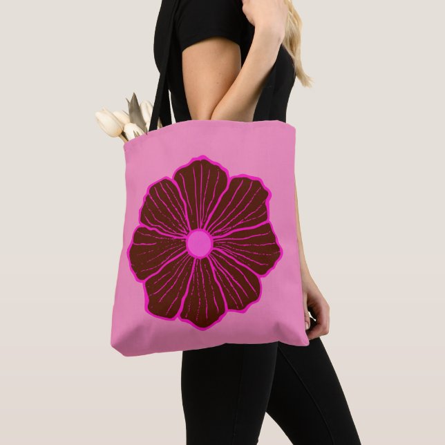 Sac fourre-tout cadeau de fleur hawaïenne (De près)