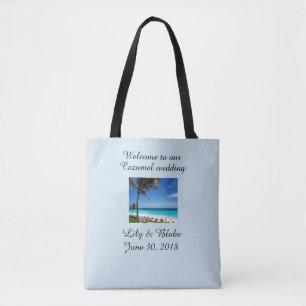 Sac fourre-tout cadeau de mariage de destination