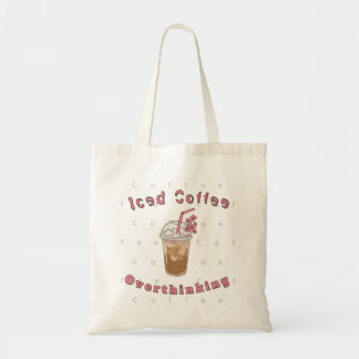 Sac fourre-tout Café glacé esthétique et Surpensée