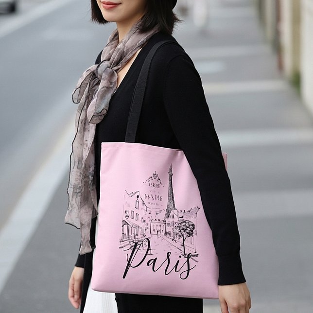 Sac fourre-tout Cafe Paris (Créateur téléchargé)