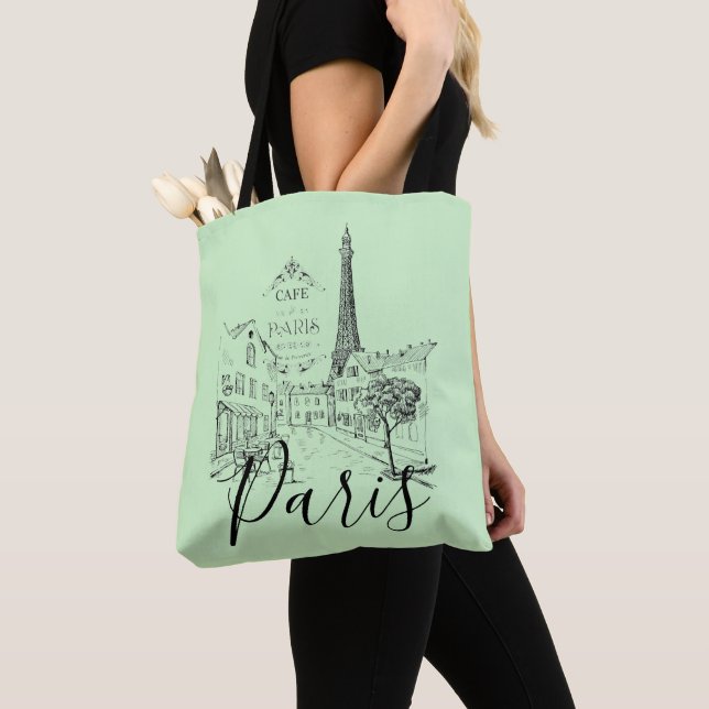 Sac fourre-tout Café Paris (De près)