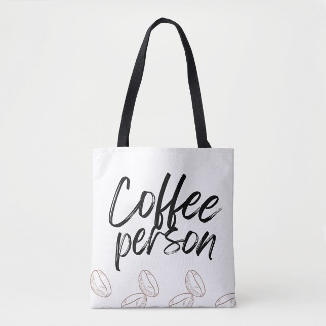 sac fourre-tout "Café Person" pour les amateurs de (Devant)