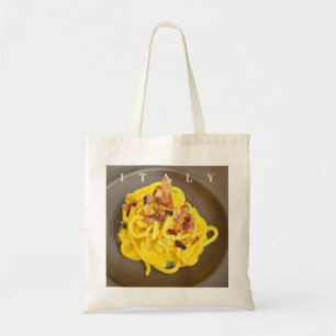 Sac fourre-tout carbonara de spaghetti en Italie