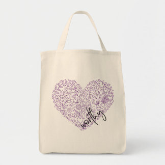 Sac fourre-tout cardiaque digne (violet)