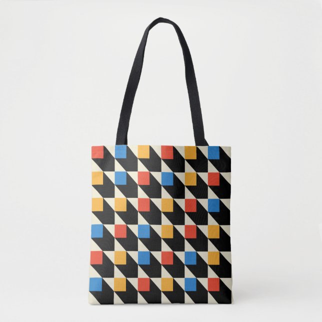 Sac fourre-tout Carré coloré (Devant)