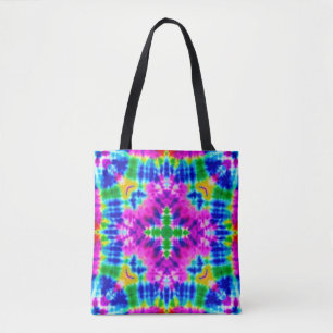 Sac fourre-tout carré Tie Dye
