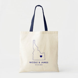Sac Fourre-tout, carte d'accueil de mariage de