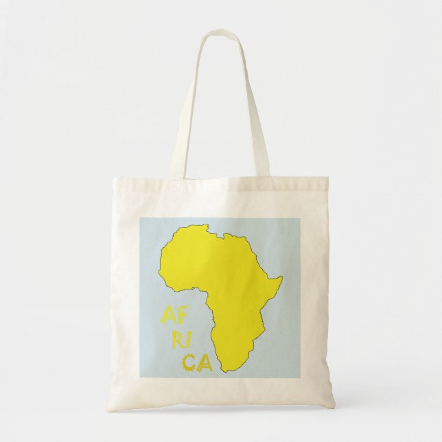 Sac fourre-tout carte de l'Afrique (Devant)