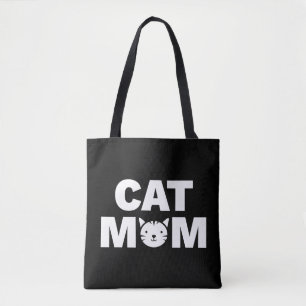 SAC FOURRE-TOUT CAT MOM (noir)