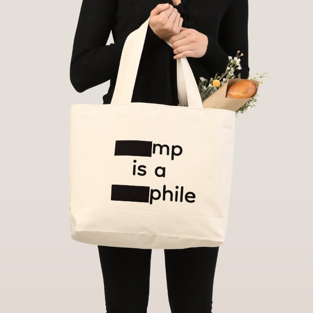 Sac fourre-tout caviardé (Devant (produit))