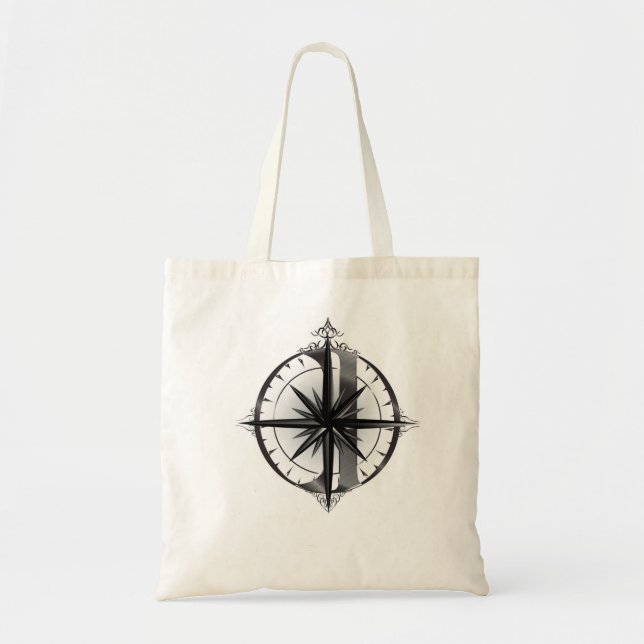 Sac fourre-tout CD à logo de boussole (Devant)