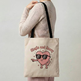 Sac fourre-tout célibataire et sassy, cadeau drôle
