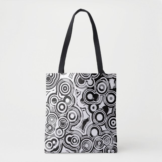sac fourre-tout cercles abstraits (Devant)