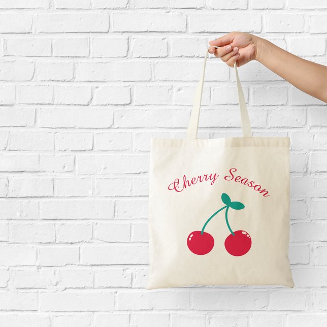 Sac fourre-tout Cerises de saison jolies cerises (Créateur téléchargé)