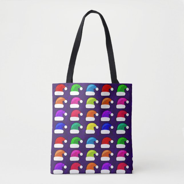 sac fourre-tout chapeaux de père Noël (Devant)