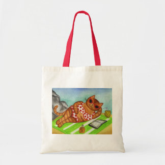 Sac fourre-tout chat de plage