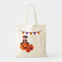 Sac fourre-tout Chat Effrayant Halloween