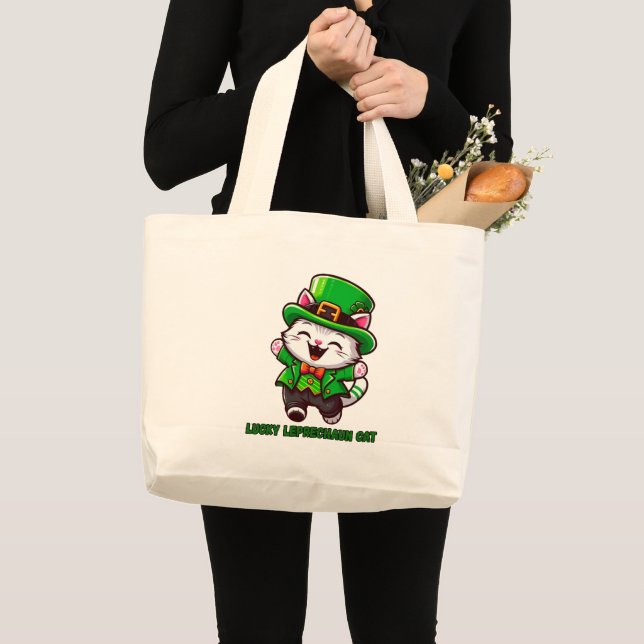Sac fourre-tout chat lutin chanceux (Devant (produit))