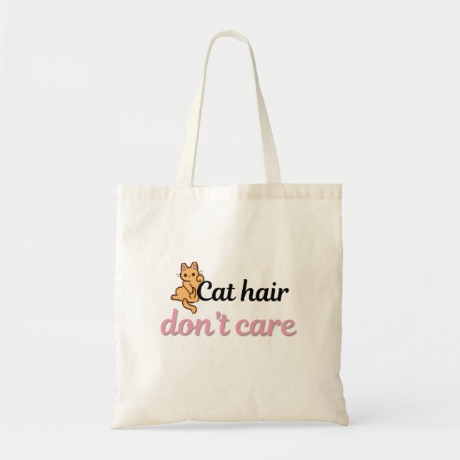 Sac fourre-tout chat mignon cheveux de chat (Devant)