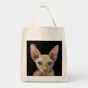 Sac fourre-tout CHAT SPHYNX SANS CHEVEUX