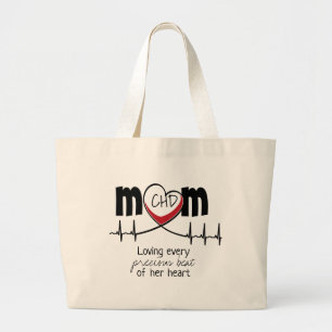 Sac fourre-tout CHD de la maman du coeur