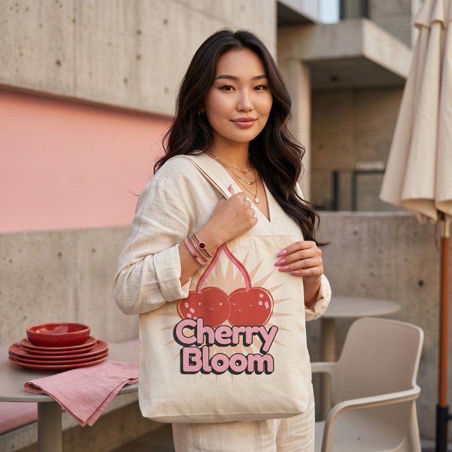Sac fourre-tout Cherry Bloom (Créateur téléchargé)