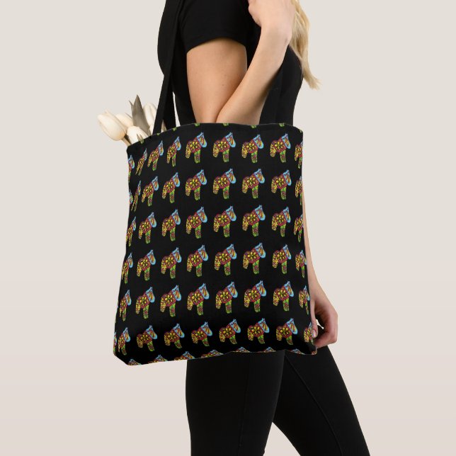 Sac fourre-tout Cheval de Dala pour quilteurs (De près)