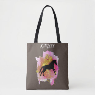 Sac fourre-tout CHEVAL ÉCLAIRANT PERSONNALISÉ.