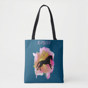 Sac fourre-tout CHEVAL ÉCLAIRANT PERSONNALISÉ.