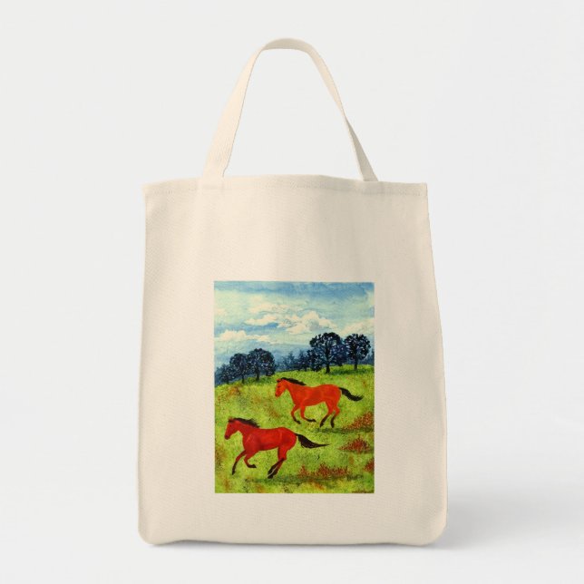 Sac fourre-tout Cheval - "Unbridled" (Devant)