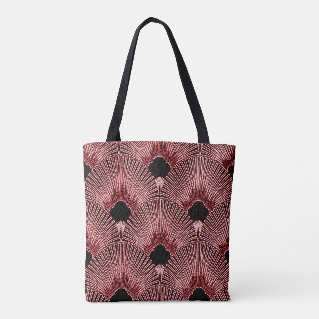 Sac fourre-tout chic à conception de fan d'art (Dos)