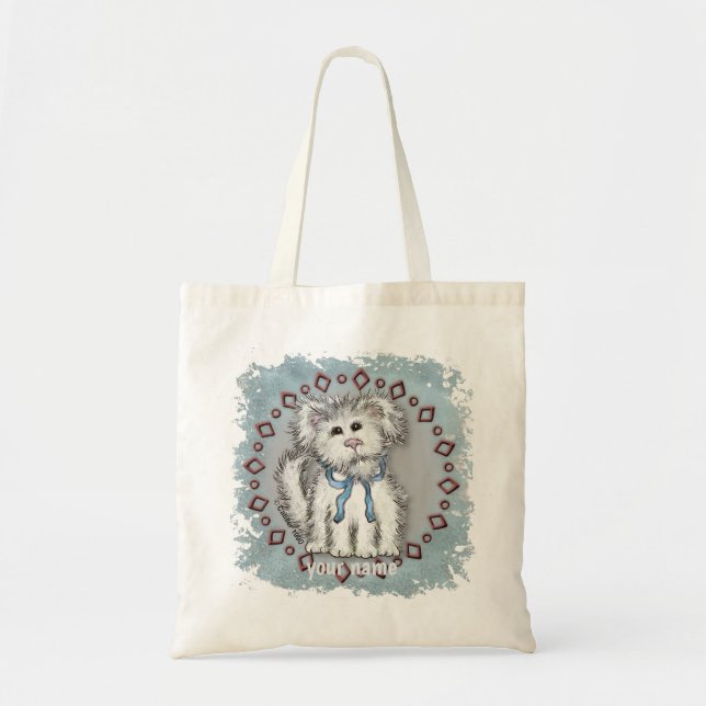 Sac fourre-tout Chien aux poils longs (Devant)