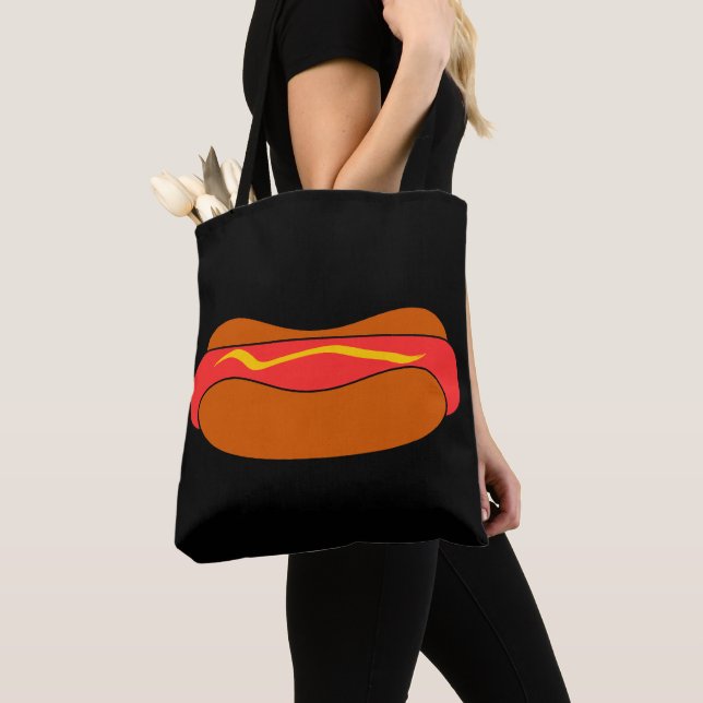 SAC FOURRE-TOUT CHIEN CHAUD DESIGNER PURSE (De près)