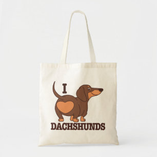 Sac fourre-tout Chien d'amour Dachshund