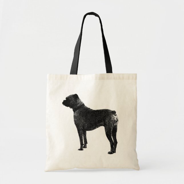 Sac fourre-tout chien de boxe (Devant)