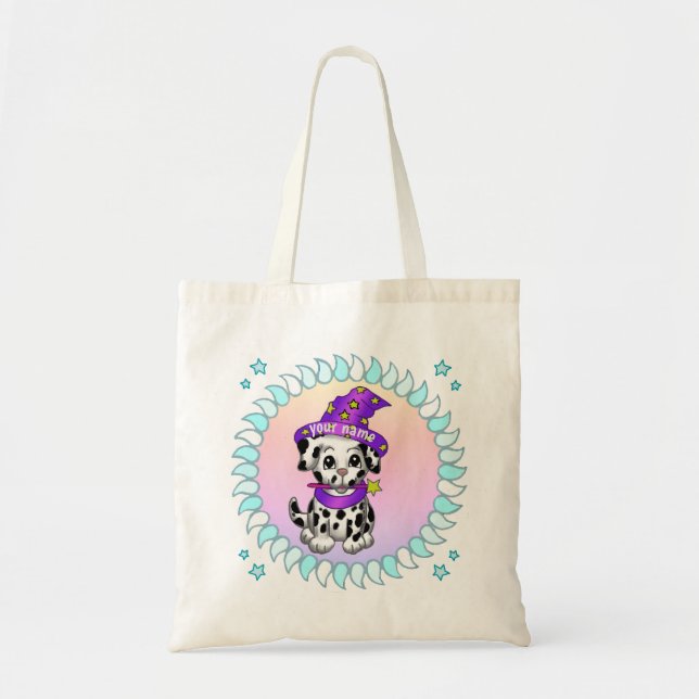Sac fourre-tout chiot sorcier (Devant)