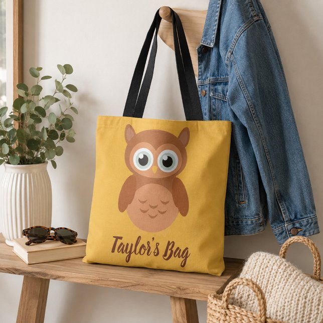 Sac fourre-tout chouette doré (Créateur téléchargé)