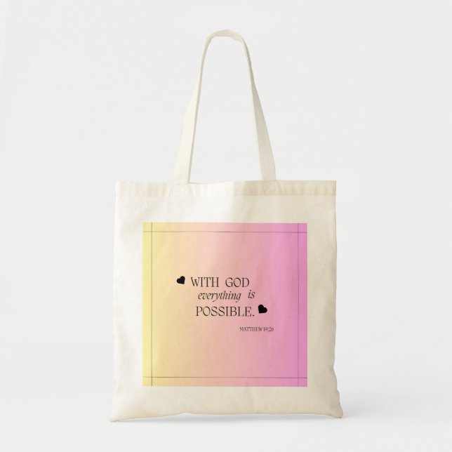 Sac fourre-tout chrétien (Devant)