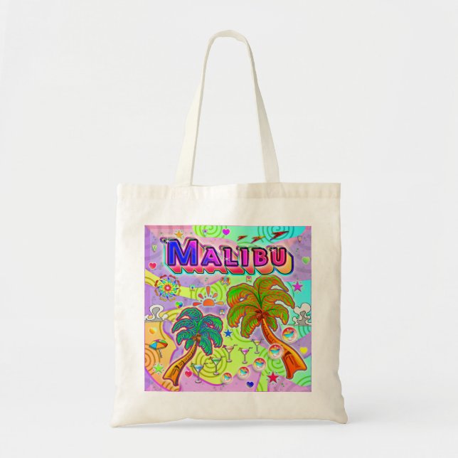 Sac fourre-tout cible de vacances Malibu (Devant)