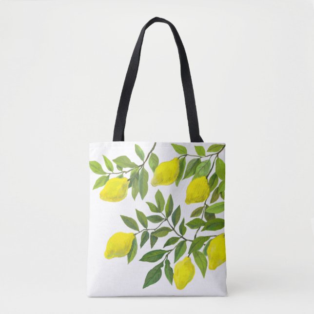 Sac fourre-tout citron (Devant)