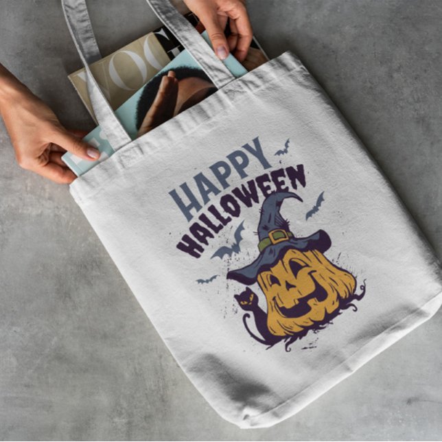 Sac fourre-tout Citrouille d'Halloween (Créateur téléchargé)