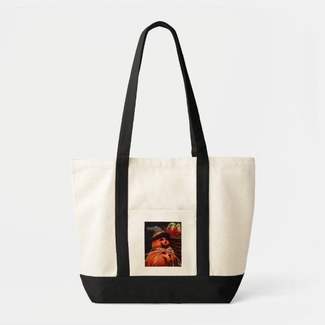 sac fourre-tout citrouille joyeux halloween (Devant)